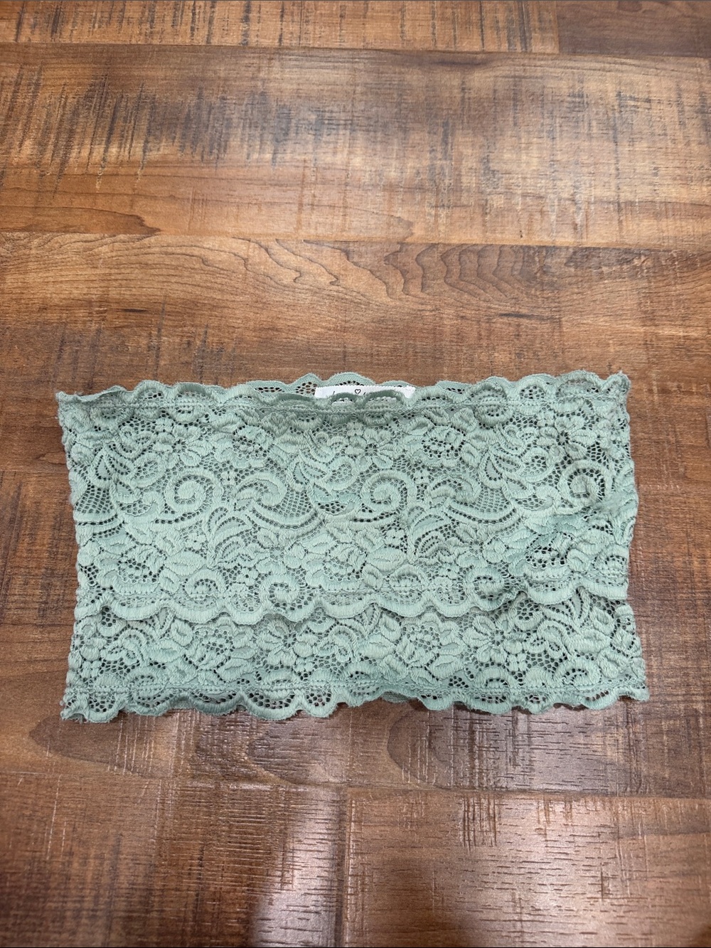 Love Tree Sage Green Lace Bralette